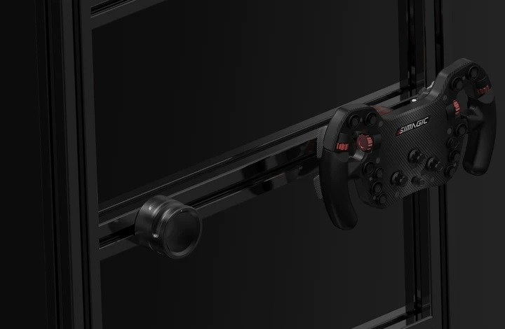 Simagic steering wheel support