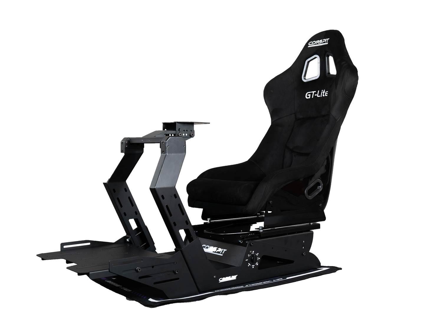 Cadru de simulator Conspit GT-Lite cu scaun Conspit STD și covoraș incluse